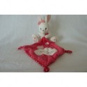 DOUDOU LAPIN PELUCHE AVEC MOUCHOIR HAPPY NIGHT MARQUES INCONNUES