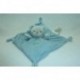 DOUDOU OURS BLEU MOTIFS PETITS POIS POULE MOTS D'ENFANTS