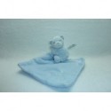 DOUDOU OURS PELUCHE AVEC MOUCHOIR COLLECTION PERLE KALOO