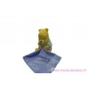 DOUDOU OURS WINNIE L'OURSON PELUCHE AVEC MOUCHOIR DISNEY