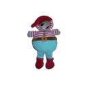 Doudou semi plat My little friend pirate Eureka Kids Doudou et Compagnie