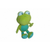 Doudou peluche grenouille Aubert