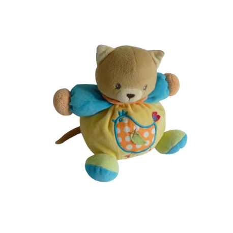 Doudou peluche chat collection Colors Kaloo