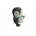 Doudou peluche musicale pingouin Mots d'Enfants