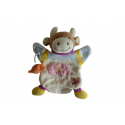 Doudou marionnette vache Cerise Doudou et compagnie