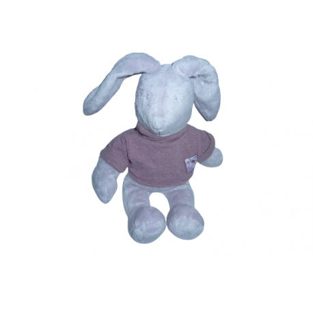 Doudou peluche lapin Basile et Lola Moulin Roty