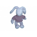 Doudou peluche lapin Basile et Lola Moulin Roty