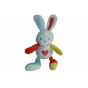 Doudou peluche lapin Auchan