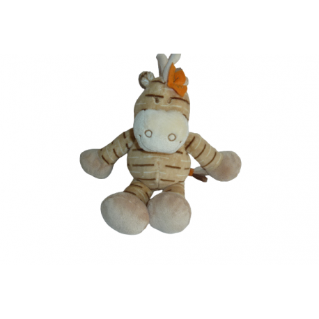 Doudou peluche zèbre