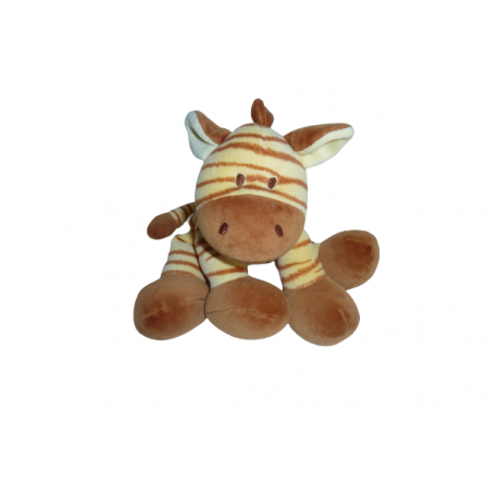 Doudou peluche zèbre Noukie's