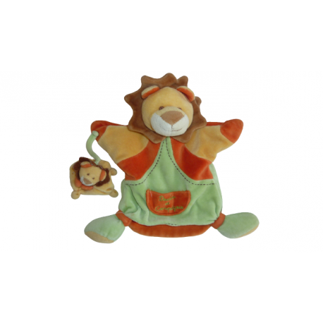 Doudou lion marionnette Doudou et Compagnie