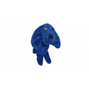 Doudou peluche chien bleu foncé 30 cm