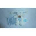 DOUDOU PELUCHE MOUCHOIR LAPIN "CÂLINS" BN045 BABY'NAT