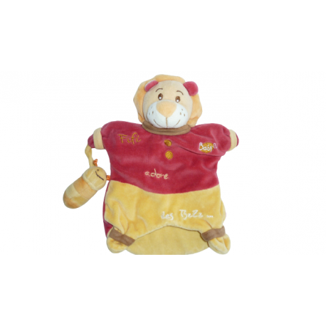 DOUDOU LION MARIONNETTE "FIFI ADORE LES Bzzz" BABY'NAT