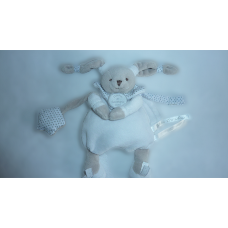 Doudou peluche lapin Céleste et Clémentine Doudou et Compagnie