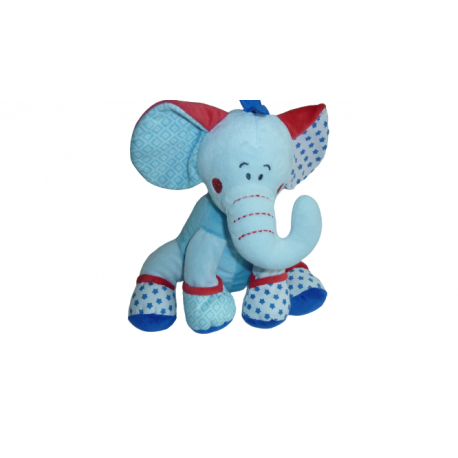 Doudou peluche éléphant Tiamo