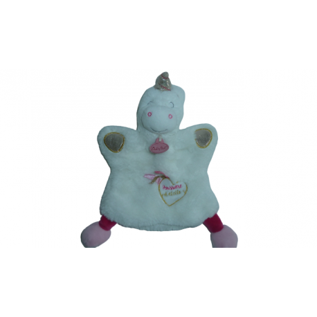 Doudou marionnette licorne Poussière d'Etoiles Baby'Nat