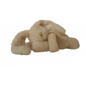 Doudou peluche lapin 23 cm crème écru