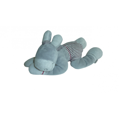 Doudou peluche âne dormeur Paquito et Lolita Noukie's