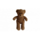 Doudou peluche ours marron 31 cm