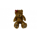 Doudou peluche ours marron 35 cm