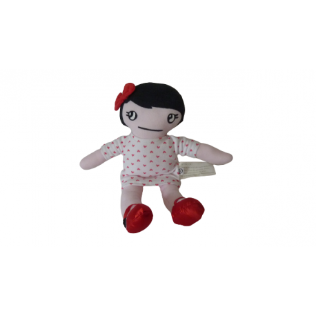 Doudou peluche poupée fille Kimbaloo