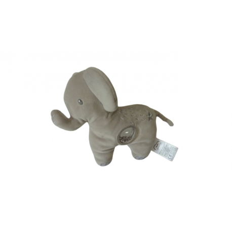 Doudou peluche éveil éléphant Mots d'Enfants