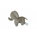 Doudou peluche éveil éléphant Mots d'Enfants