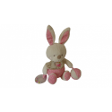 Doudou peluche éveil lapin Mots d'Enfants