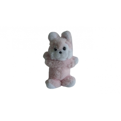 Doudou peluche lapin vintage 23 cm