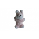 Doudou peluche lapin vintage 23 cm