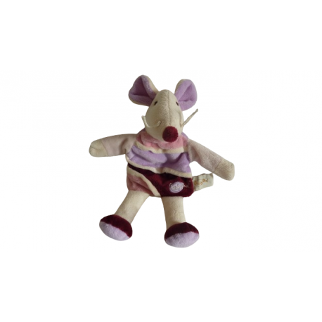 Doudou marionnette souris Baby'Nat