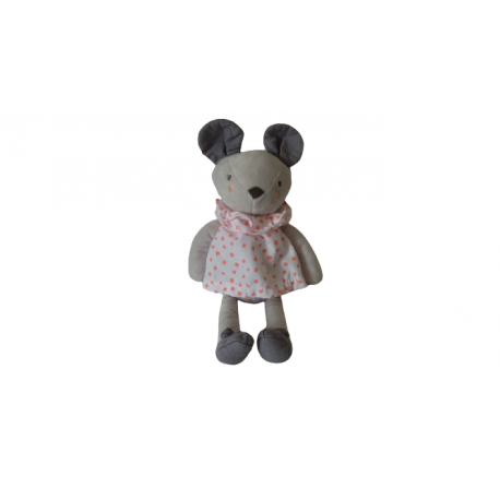 Doudou peluche souris 33 cm