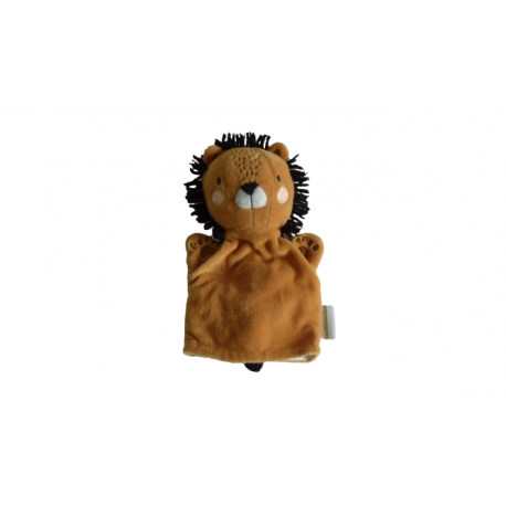 Doudou marionnette lion Vertbaudet