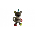 Doudou peluche éveil loup Vertbaudet