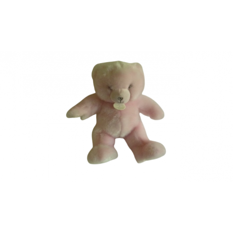 Doudou peluche ours DC3562 rose Doudou et Compagnie