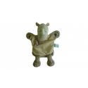 Doudou marionnette rhinocéros Savane BN0397 Baby'Nat