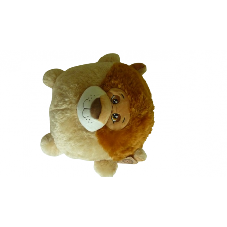 Doudou peluche boule lion 40 cm Max et Sax