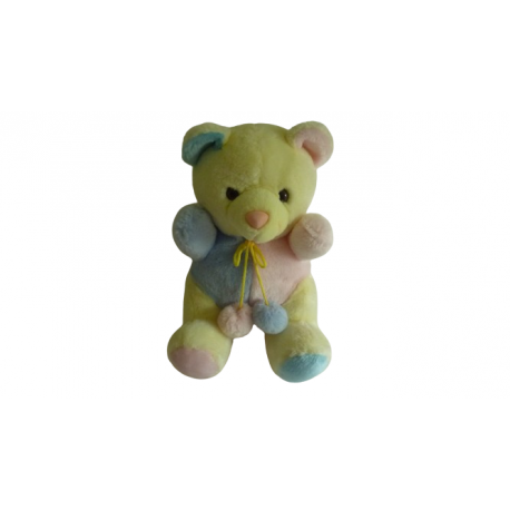 Doudou peluche vintage ours 38 cm Wibra BV