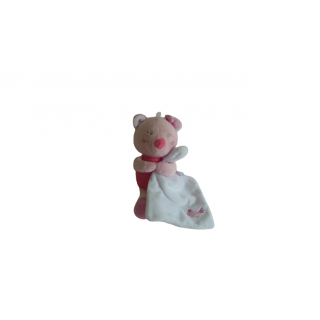 Doudou peluche mouchoir ours Sucre d'Orge