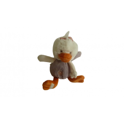 Doudou peluche canard 19 cm Bukowski