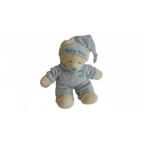 Doudou peluche ours dormeur Gipsy