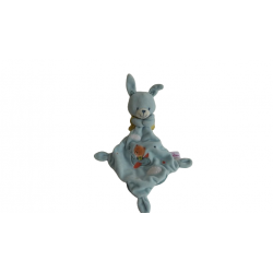 Doudou peluche mouchoir lapin Pommette