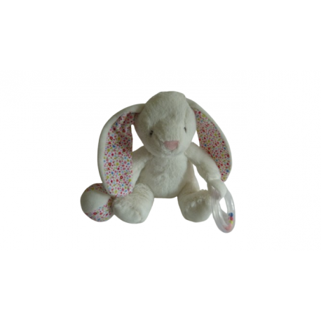 Doudou peluche éveil lapin Pommette