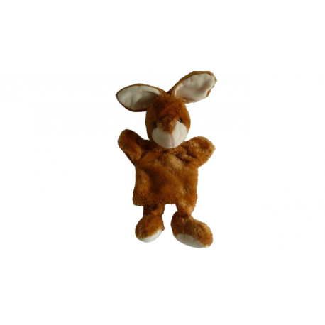 Doudou marionnette lapin Toi Toys