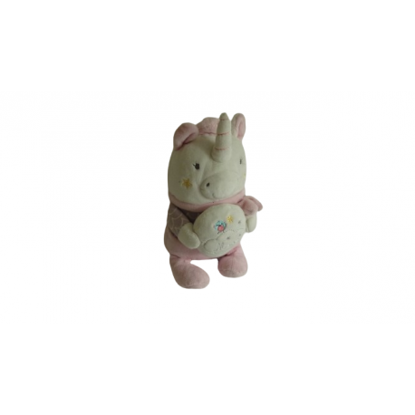 Doudou peluche musicale licorne Mots d'Enfants