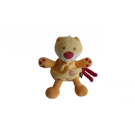 Doudou attache tétine ours Sucre d'Orge