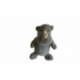 Doudou peluche rhinocéros gris écru 33 cm