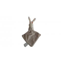 Doudou peluche mouchoir lapin DC3058RS Doudou et Compagnie