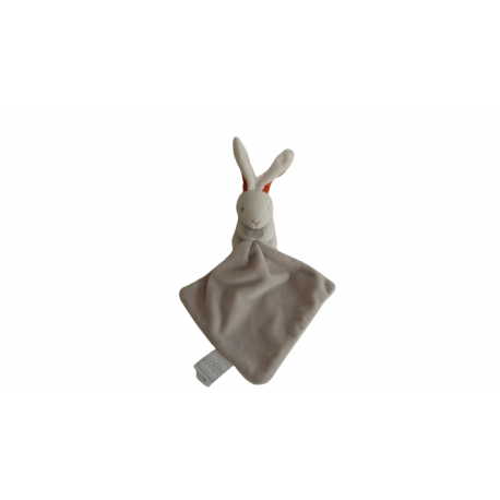 Doudou peluche mouchoir lapin DC3058RS Doudou et Compagnie